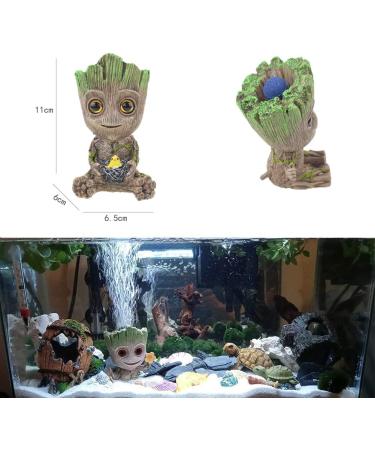 Aquarium Air Base & Groot Resin Ornaments | Air Stones & Decorative Aquarium Decor for Stunning Aquariums | International Shipping Available - Buy Online on SooperMarket.com