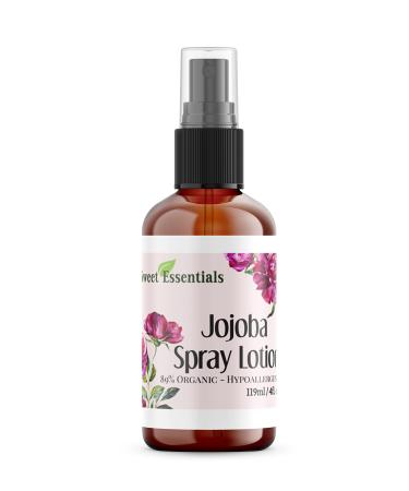 Waikiki Beach Spray Lotion - With Jojoba and Argan Oil - 89% Organic - 4oz Spray Bottle - Silky Skin Soften Formula - Beautiful Island Gardenia and Jasmine Scent