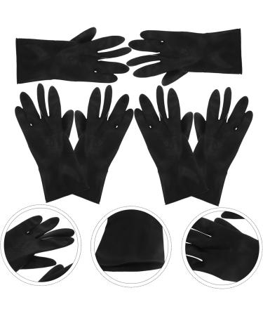 3 Pairs Hair Shampoo Gloves Black Hair Dye Ponytail Mens Hair Dye Men Shampoo Guantes De Para Medium - Buy Online on SooperMarket.com