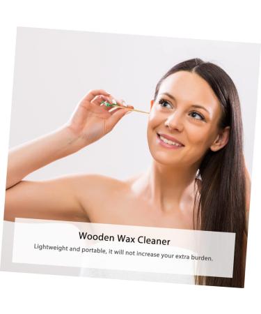 12pcs Healeved Wooden Ear Pick Set - Stainless Steel Earwax Remover Tools - Buy Online on SooperMarket.com