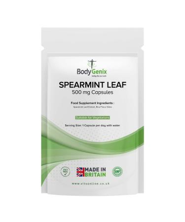 Bodygenix Spearmint Leaf Veg Capsules Bodygenix UK Made - Supplement (60) 2 Month Supply