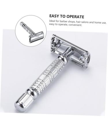 JECOMPRIS 2ST Manual Razor - Double-Speed Chrome-Plated Double-Sided Shaver for Men | Durable Alloy Design 2-Pack - Buy Online on SooperMarket.com