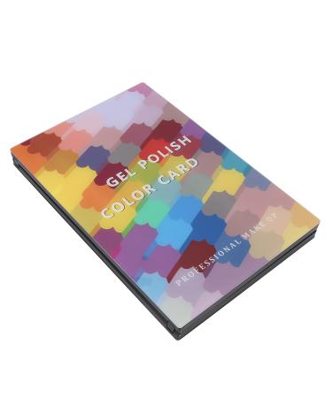 Nail Polish Display Book Plastic Beautiful Nail Color Chart Book for Manicure Store for Women for Beauty Shop for Girls