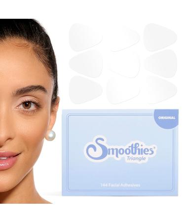 Smoothies Facial TRIANGLE Wrinkle Remover Strips  144 anti wrinkle patches for between brows  upper lip  and laugh lines