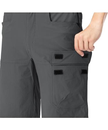 Rdruko Men's Quick Dry Cargo Shorts - Dark Grey, 36 - Buy Online on SooperMarket.com