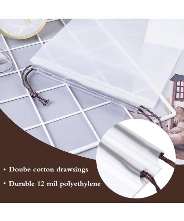 50 Pcs Translucent Travel Shoe Bags - Large Clear Shoe Storage Organizers for Men and Women - Buy Online on SooperMarket.com