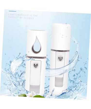 1pc Rechargeable Facial Sprayer Usb Mini Face Spray Device Steamer Spray Meter Humidifier Handheld 11.5*3cm White - Buy Online on SooperMarket.com