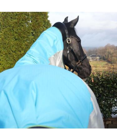 Ventomasta Horse Rug - Waterproof Upper Section Cooling Fly Mesh Lower Integrated Comfort Neck Cover Rub-Free Lining & Secure Tail Flap 4FT6 Blue - Buy Online on SooperMarket.com
