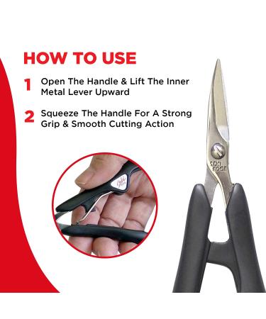 SEKI EDGE SS-201 Acrylic Nail Scissors - Precision Stainless Steel Cuticle Trimmers for Professional Nail Care - Buy Online on SooperMarket.com