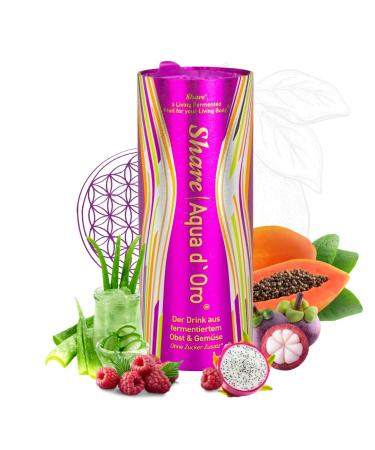 Shareeaqua d'Oro drink from the juices of fermented fruit & vegetables |Super food |Of course |Microbioma |Vital drink in everyday life when traveling fasting.Of course simple tasty.240ml 240 ml (1 Pack)