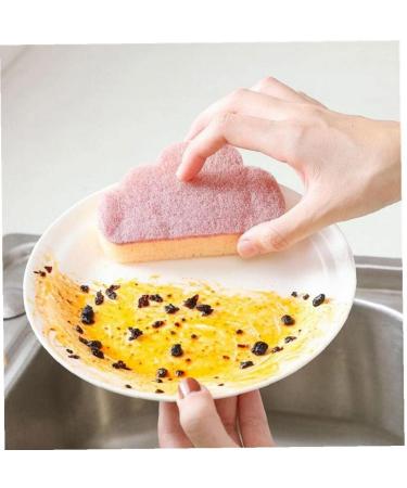 4pcs Kitchen Cleaning Sponges Multi-Functional Cloud Sponge Washing Cloth Car Washing Glass Washing Pads Sponges Red - Buy Online on SooperMarket.com