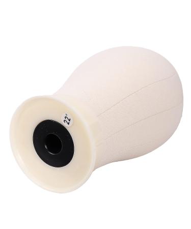 MapofBeauty 22 Inch Canvas Block Head Wig Stand for Wig Making & Styling (Beige) - Buy Online on SooperMarket.com