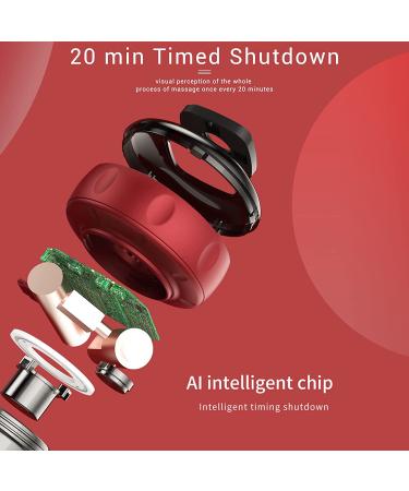 Electric Cupping Set with 12 Modes for Neck, Shoulder, and Back Massage - Red - Buy Online on SooperMarket.com