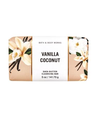 Bath & Body Works VANILLA COCONUT Shea Butter Cleansing Bar 4.2 oz