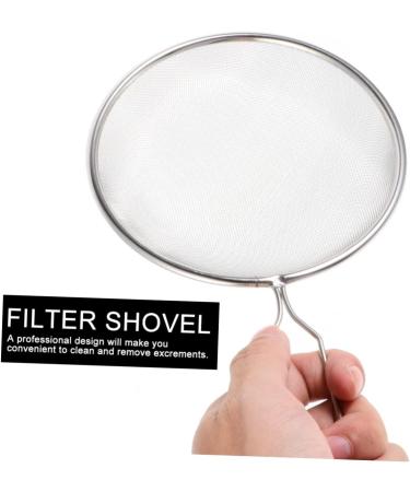 GANAZONO 2pcs Pet Sand Shovel para Pecera Fine Sand Sifter Fish Silver Barbed Wire 26x14cmx2pcs Silverx2pcs - Buy Online on SooperMarket.com