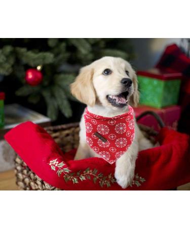 Lionet Paws Dog Bandana - Triangle Scarf for Dogs Snow Design - Pack of 1 | Stylish & Comfortable Headscarves for Pets - Buy Online on SooperMarket.com