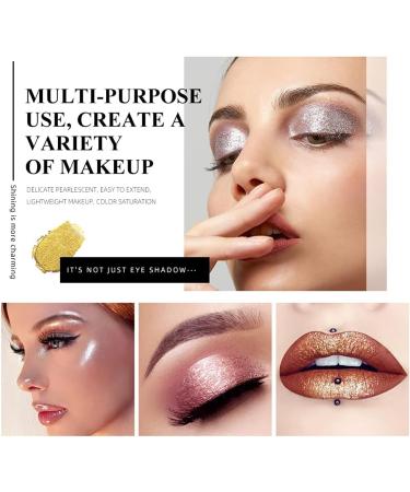 Reddhoon 6 Colors Liquid Glitter Eyeshadow Set Diamond Shimmer Metallic Liquid Eyeshadow Waterproof Long Lasting Quick Drying Sparkling Eye Shadow Makeup Set Set A - Buy Online on SooperMarket.com