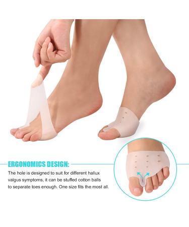 Best Gel Toe Separators Bunion Corrector with Metatarsal Pads - Forefoot Cushion for Bunions and Callus Prevention - Buy Online on SooperMarket.com