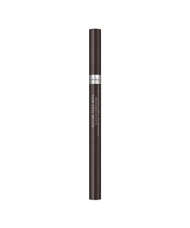 Rimmel London Brow This Way Eyebrow Definer 003 Dark Brown - 0.008 oz | Perfect Eyebrow Pencil for Defined Brows - Buy Online on SooperMarket.com