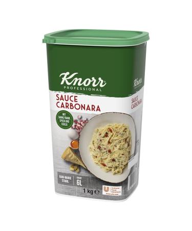 Knorr Cream Sauce Carbonara 1 kg 1 pack (1 x 1 kg) Single Cream Sauce Carbonara 1 kg (1 pack)