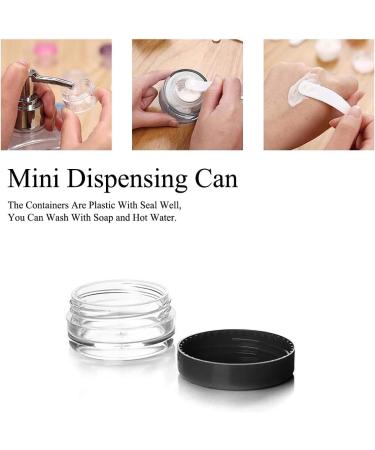Pudsern 105-Piece 10g Cosmetic Sample Container Set - Empty Round Plastic Jars for Creams Nail Polish Lip Balm & Makeup Storage - 7 Color Options - Buy Online on SooperMarket.com