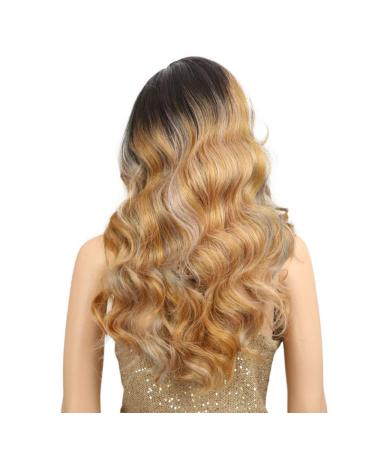 SHIYID Miracle Heat Resistant Synthetic Wigs for Women | Natural Long Wavy Black to Brown Wig | Heavy Density eCommerce - Buy Online on SooperMarket.com