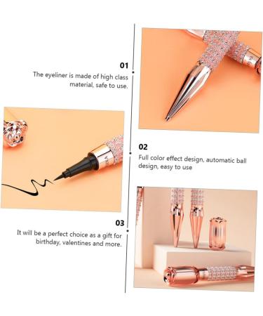 PLAFOPE 2pcs Liquid Eyeliner Brown Eyeliner Pencils Eyeliner Drawing Pencil Cosmetics Girl Makeup Plastic - Buy Online on SooperMarket.com