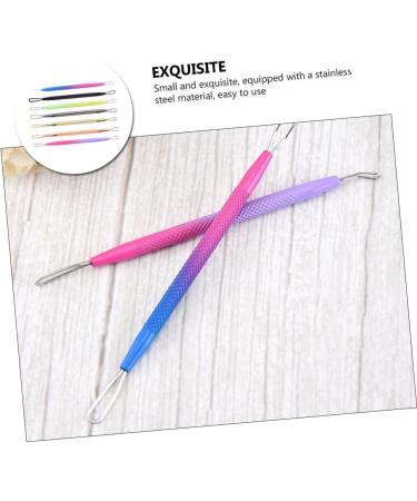 7pcs Double-headed Extrusion Ring Pimple Tools Pore Cleaner Pimple Removers Pimple Needle Cosmetic - Buy Online on SooperMarket.com