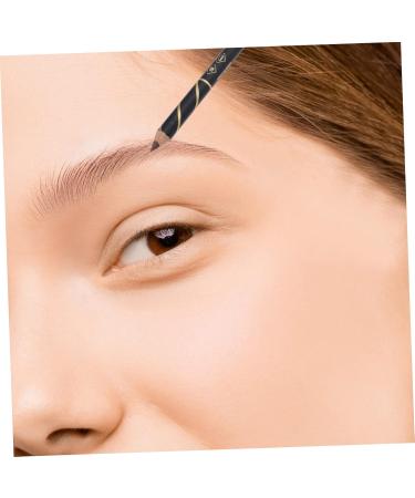 BELLIFFY 4pcs Two-in-one Eyebrow Pencil Eyebrow Makeup Pencils Black Eyebrow Pencil Brow Pencils Brown Wooden - Buy Online on SooperMarket.com
