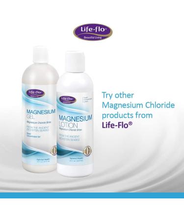 Life-flo Magnesium Oil Spray with Vitamin D3 - 8 fl oz | Natural Muscle Relief & Wellness - Buy Online on SooperMarket.com