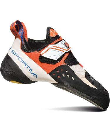 La Sportiva Women's Solution Rock Climbing Shoes 7.5-8 White Lily/Orange - Buy Online on SooperMarket.com