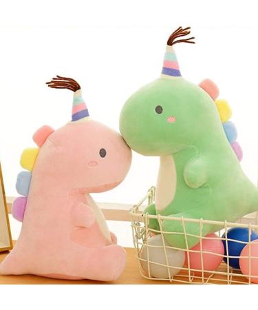 N/C Cartoon Dinosaur Plush Doll - Cute Stuffed Animal Toy Pillow for Kids & Adults (Pink 15cm x 23cm) - Buy Online on SooperMarket.com