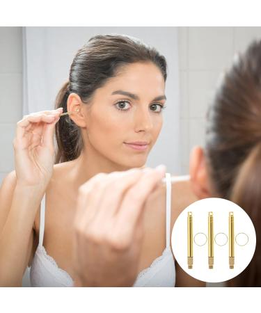 3pcs Yellow Earwax Removal Spoon Set - Reusable and Comfortable Cleaning Tools with Keychain - Healeved - Buy Online on SooperMarket.com