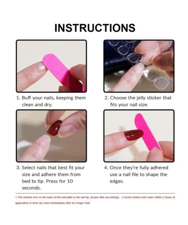 Buy French Tip Press on Nails - Medium Square Glossy Pink & White Duckbill Design - Reusable Rhinestone Fake Nails | Cute Duck Feet Full Cover Acrylics - Buy Online on SooperMarket.com