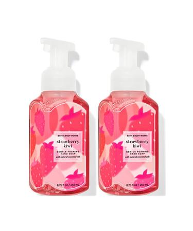 Bath & Body Works Strawberry Kiwi Gentle Foaming Hand Soap 8.75 Ounce 2-Pack (Strawberry Kiwi) Strawberry Kiwi 8.75 Ounce