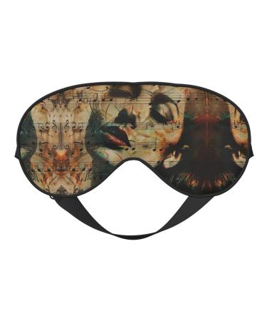 Music Soft Sleep Eye Mask Female Breathable Eye Patch Perfect for Travel and Relaxation