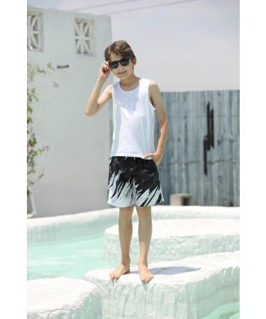 Newistar Boys Swimming Trunks 3D Pressure - Quick Dry Shorts for Ages 8-16 | Summer Beach Swimwear - Buy Online on SooperMarket.com