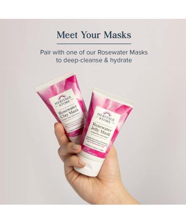 Buy Heritage Store Rose Water & Glycerin 120 ml - Natural Skin Hydration | International Shipping - Buy Online on SooperMarket.com