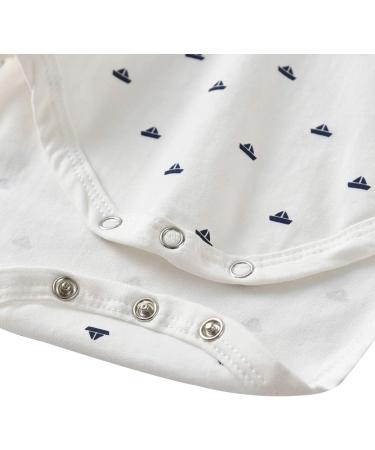 Famuka Baby Boy 3 Piece Formal Outfit Suit with Bows Waistcoat Gentleman Tuxedo Navy - Size 1-3 Months - Buy Online on SooperMarket.com