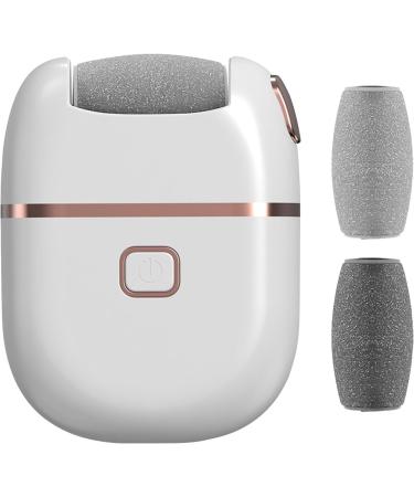 Electric Pedicure - Electric Foot Care Dry Skin Remover | Callus Remover with USB Charging Effective Callus Removal with Electric Foot Device White - Buy Online on SooperMarket.com