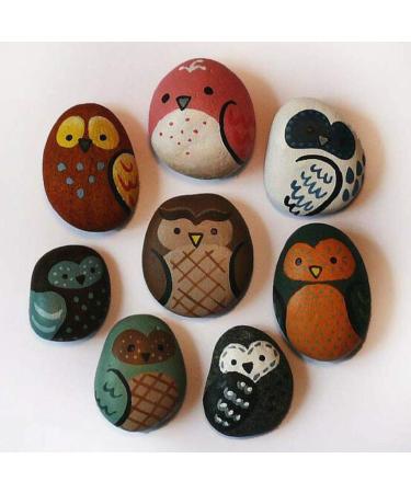 Smooth Painting Rocks 3-4 inches - Pack of 12 for Art Crafts and Decoration - Buy Online on SooperMarket.com