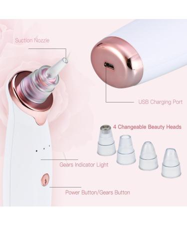 Blackhead Removal Device - Deep Cleansing for All Skin Types - Easy and Practical White Tool - Buy Online on SooperMarket.com