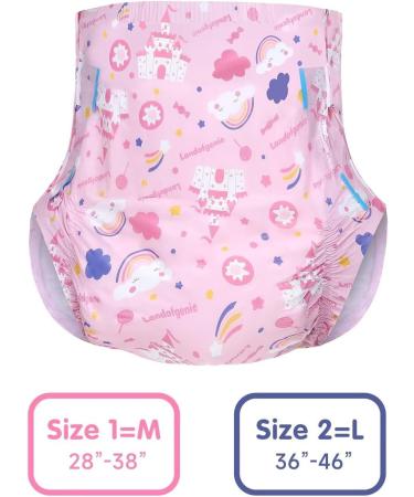 Buy Landofgenie Printed Adult Diapers - Overnight Comfort | Big Size (36-46) | 10 Pieces - Buy Online on SooperMarket.com