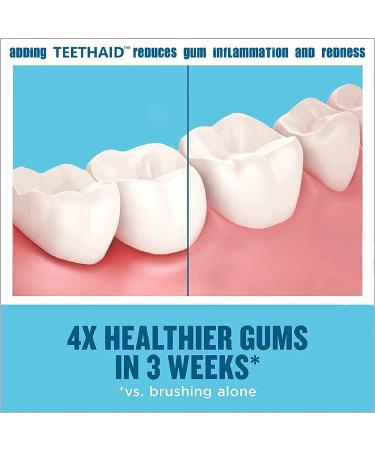 Teethaid Mouthwash & Whitening Toothpaste Foam - Heal Ulcers Freshen Breath Prevent Caries (2 Pack) - Buy Online on SooperMarket.com