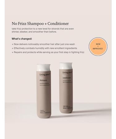 Living Proof No Frizz Conditioner 8 Fl Oz - Smooth & Frizz-Free Hair (1 Pack) - Buy Online on SooperMarket.com
