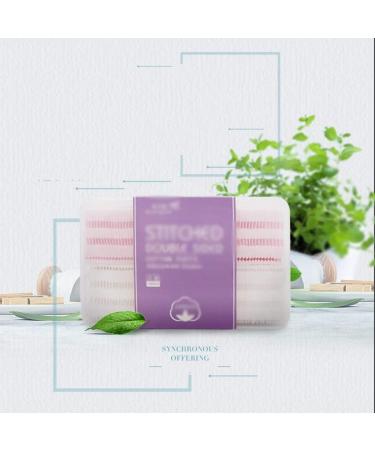 Portable Cleansing Cotton Hot Cosmetics Facial Cotton Pad Cosmetic Puff Organic Cotton Swab Box Eye Cleaning Pad Combination Installed 140PCS Soft Comfortable (Color : White or Pink) - Buy Online on SooperMarket.com