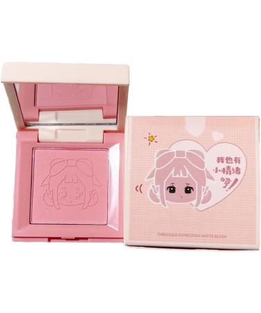 Makeup Blush - Cream Blush for Cheeks Matte 4-in-1 Palette | Cute Girl Emoticon Lightweight and Blendable Face Blushes Creamy & Blendable Color Radiant Glow Natural Skin Tones Troonz 3 - Buy Online on SooperMarket.com