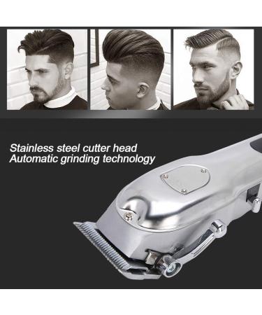 Professional Hair Clippers Kit with LCD Display - Rechargeable Stainless Steel Beard & Mustache Trimmer for Men | Grooming Salon Essentials - Buy Online on SooperMarket.com