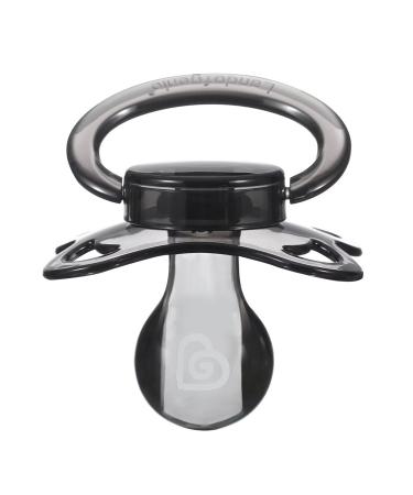 Landofgenie Adult Pacifier - Big Sucker Sign 2-Pack Transparent Design Black & White - Unique Gift for Grown-Ups - Buy Online on SooperMarket.com