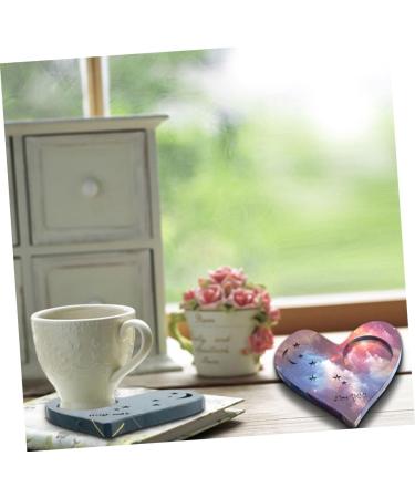 NUOBESTY 3pcs Coaster Mold Silicone Molds Heart Silicone Zip Pull Crystal Epoxy Mold Crafts Heart-shaped Whitex3pcs 13.6X13CMx3pcs - Buy Online on SooperMarket.com